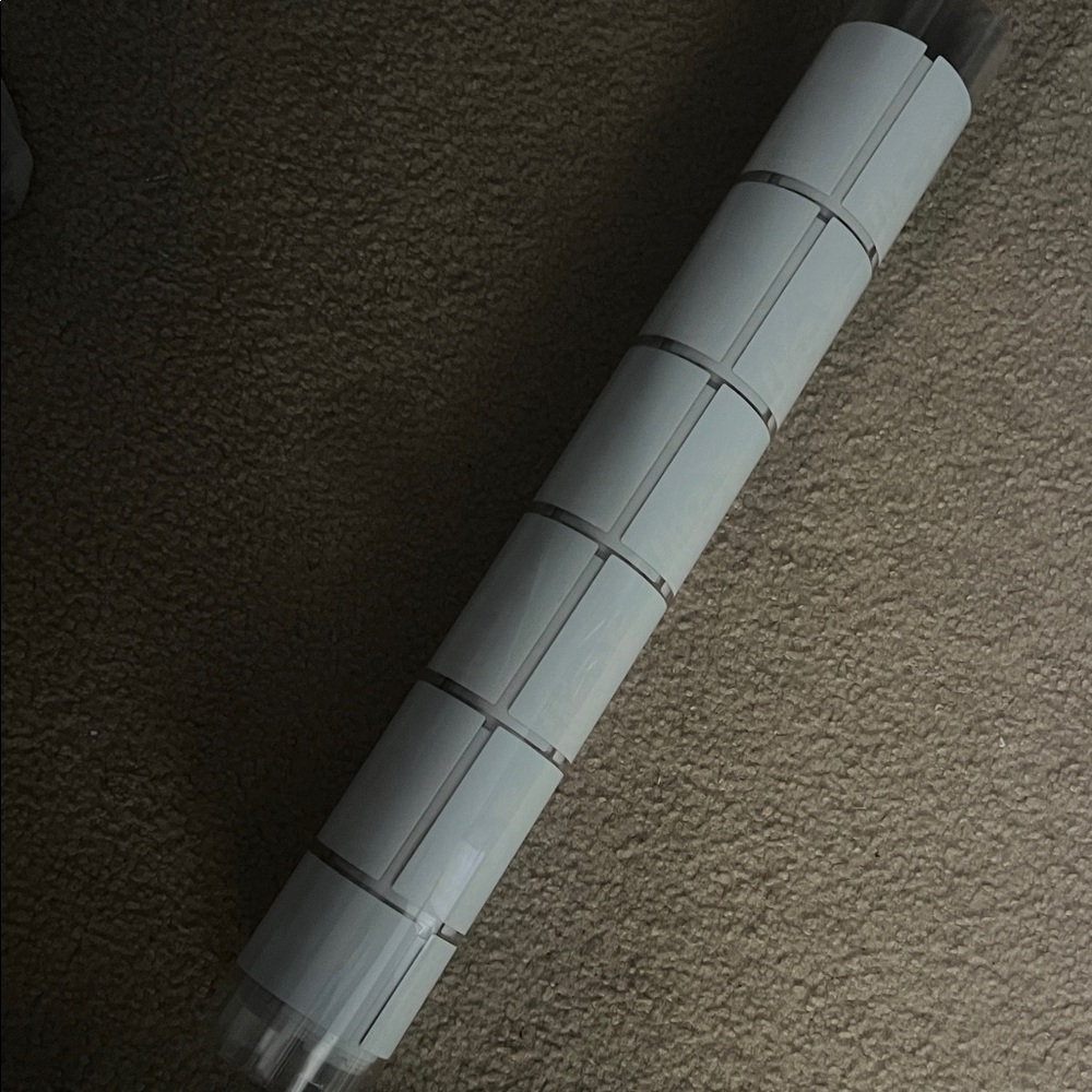 Gray Roll of Labels